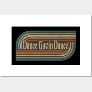 Dance Gavin Dance Vintage Stripes Posters and Art